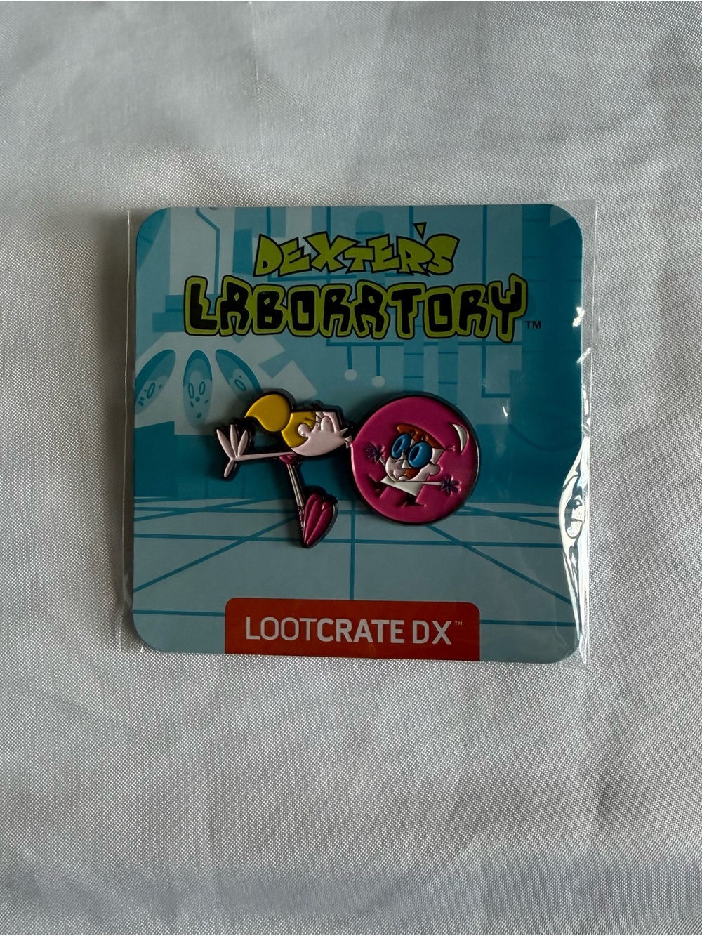 Vintage Cartoon Network Dexter's Laboratory Enamel Pin - NIB